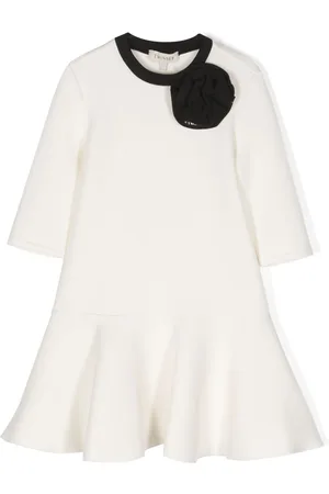 Twin-Set Kleid mit Blumenapplikation