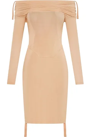 DION LEE Schulterfreies Kleid