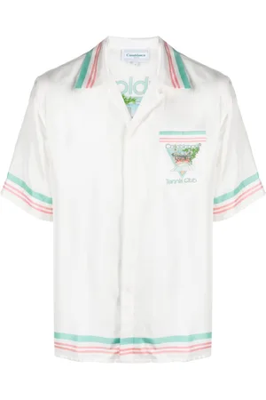 Casablanca Tennis Club Icon Seidenhemd