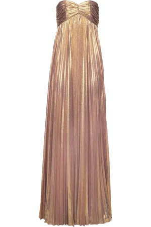Retrofete Kleid mit metallischem Finish
