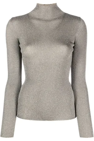 Twin-Set Metallic-Pullover