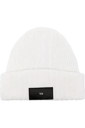 Y-3 Beanie mit Logo-Patch