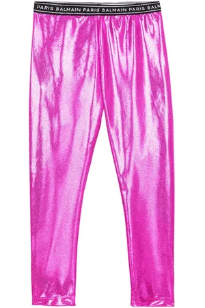 Balmain Leggings im Metallic-Look