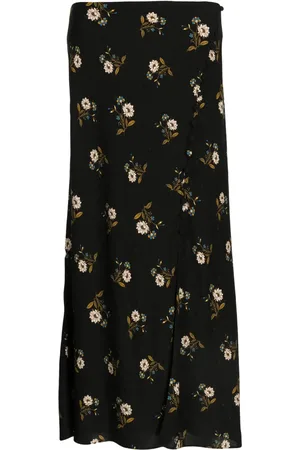 VERONICA BEARD Midirock mit Blumen-Print