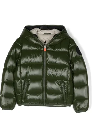 save the duck Gefütterte Jacke mit Logo-Patch