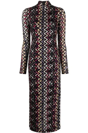 Missoni Midikleid mit Zickzackmuster