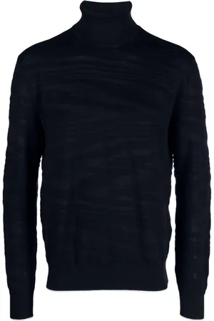 Missoni Rollkragenpullover mit Zickzackmuster