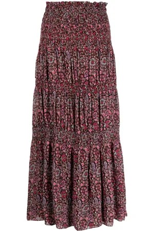 Marant Etoile Nunca Midirock mit Blumen-Print