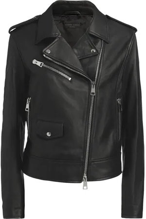 Giuseppe Zanotti Bikerjacke mit fallendem Revers