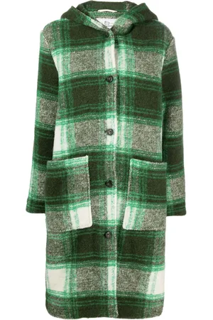 Woolrich Karierter Kapuzenmantel