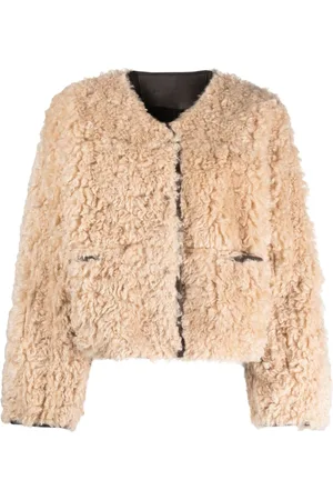Stand Studio Wendbarer Shearling-Mantel