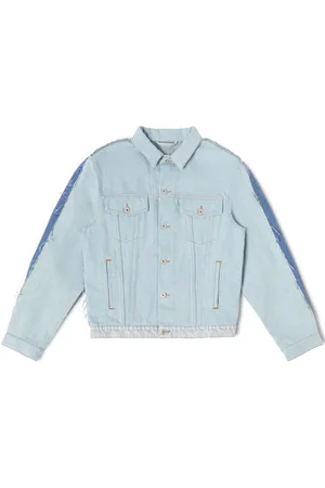 Heron Preston Jeansjacke mit Logo-Patch