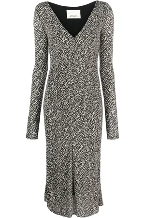 Isabel Marant Midikleid mit abstraktem Muster