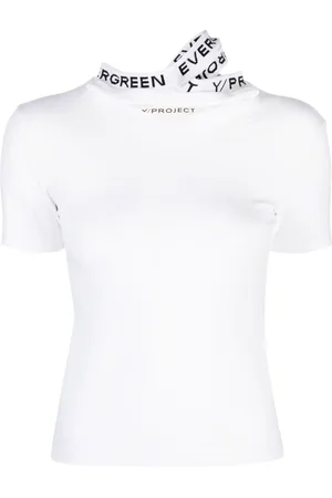 Y / PROJECT T-Shirt mit Logo-Jacquard