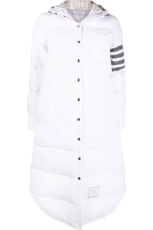 Thom Browne Daunenmantel mit Kapuze