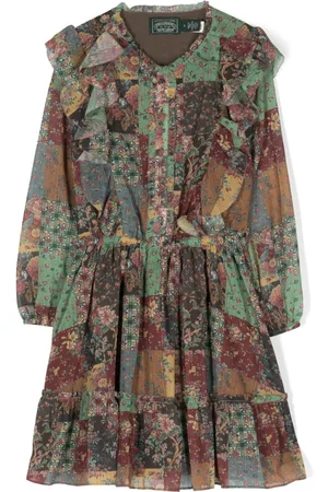 Ralph Lauren Kleid im Patchwork-Look