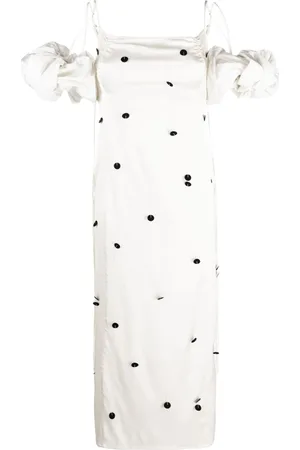 Jacquemus Gepunktetes Midikleid