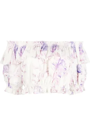 LOVESHACKFANCY Top mit Blumen-Print