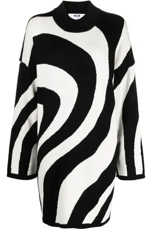 Msgm Kleid mit grafischem Print