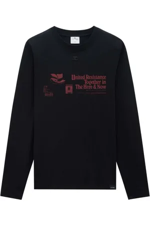 Courrèges Sweatshirt mit Logo-Applikation