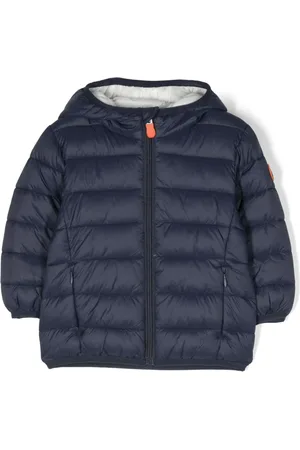 save the duck Gefütterte Kapuzenjacke mit Logo