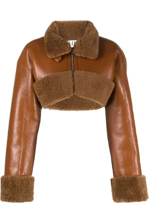Filippa K Cropped-Jacke aus Shearling