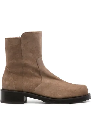 Stuart Weitzman Stiefeletten mit Wildledereinsätzen 40mm