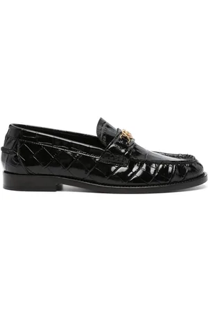 VERSACE Meudsa Loafer mit Kroko-Effekt