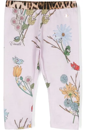 Roberto Cavalli Leggings mit Blumen-Print