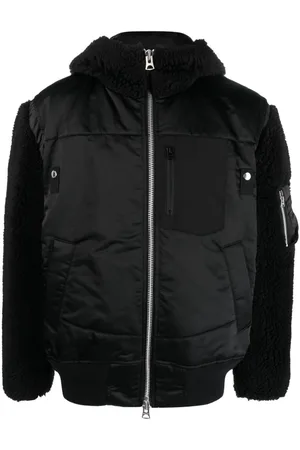 SACAI Kapuzenjacke mit Kontrasteinsatz