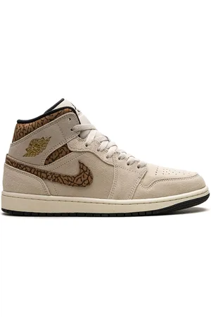 Jordan Air 1 Mid Brown Elephant Sneakers