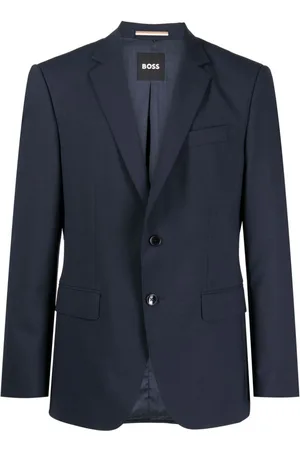 HUGO BOSS Sakko mit fallendem Revers