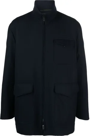Giorgio Armani Mantel mit Reißverschluss