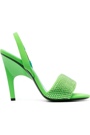 The Attico Sandalen mit Kristallen