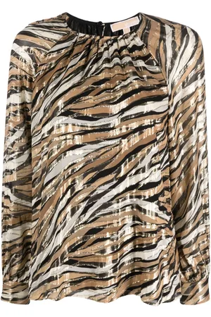 Michael Kors Bluse mit Tiger-Print