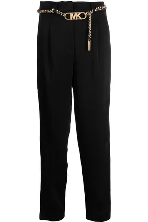 Michael Kors Tapered-Hose mit Logo-Schild