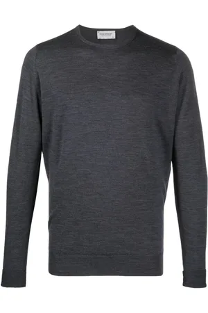 JOHN SMEDLEY Pullover mit Rundhalsausschnitt