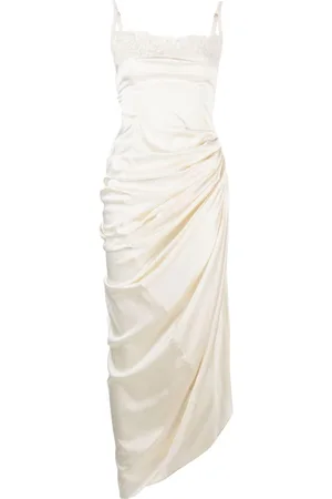 Jacquemus La Saudade Longue Brodée Maxikleid