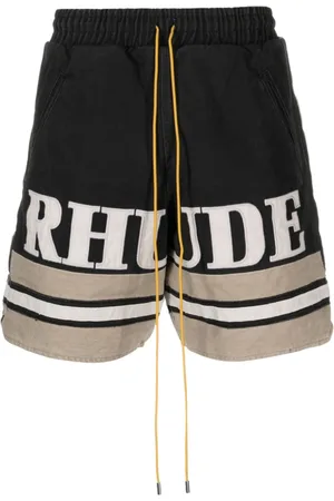 Rhude Shorts mit Logo-Stickerei