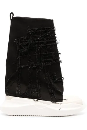Rick Owens Slashed Fogachine High-Top-Sneakers
