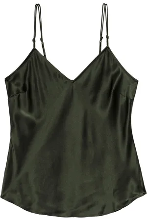 Frame Seidentop mit V-Ausschnitt