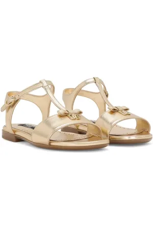 Dolce & Gabbana Sandalen mit Logo-Schild