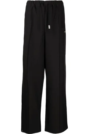 Izzue Gerade Hose mit Logo-Schild