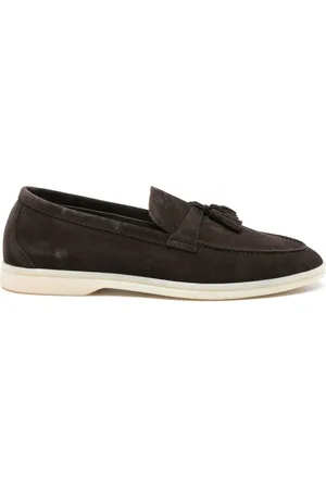 Scarosso Loafer aus Wildleder mit Quasten