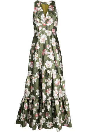 Sachin & Babi Robe mit Magnolien-Print