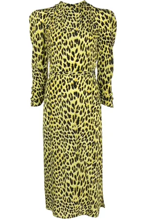 Zadig & Voltaire Seidenkleid mit Leoparden-Print