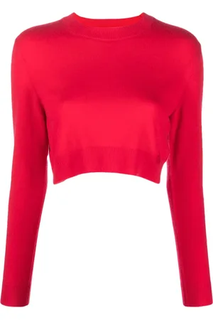 Patou Cropped-Pullover mit Logo-Stickerei
