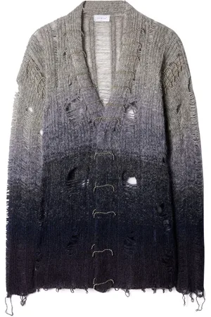 OFF-WHITE Cardigan aus Mohairwolle