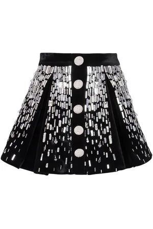 Balmain Verzierter Minirock