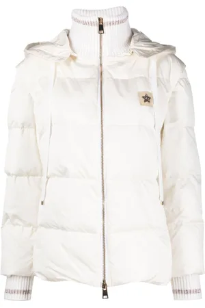 LORENA ANTONIAZZI Gefütterte Jacke mit Logo-Patch